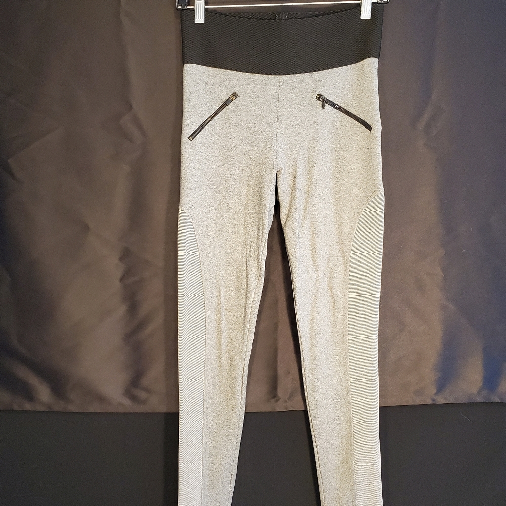 Zara Gray Tights-Elastic Waistband-Size M